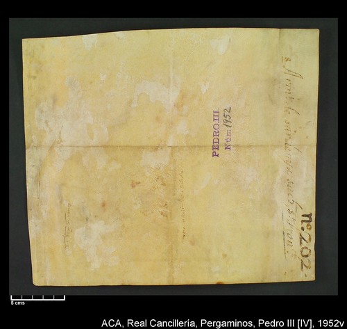 Cancillería,pergaminos,Pedro_IV,carp.275,nº1952/ Época de Pedro IV. (19-08-1355)