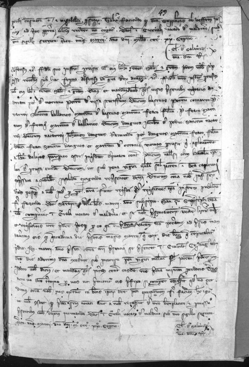 Cancillería,registros,nº490,fol.49/ Mandato. (4-3-1328)