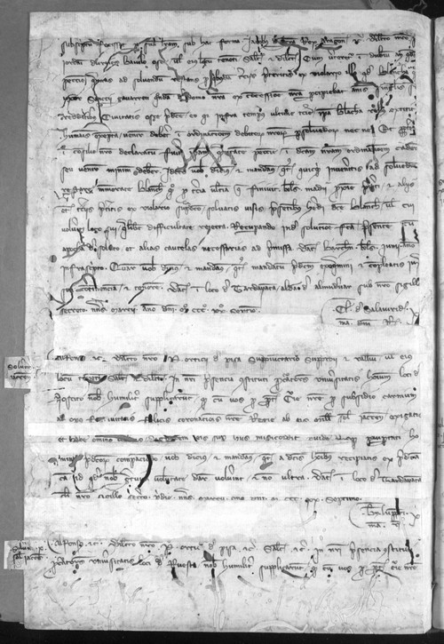 Cancillería,registros,nº490,fol.51v-52/ Mandato. (6-3-1328 - 7-3-1328)