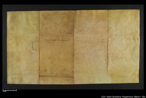 Cancillería,pergaminos,Martín_I,carp.322,nº59/ Época de Martín I. (15-06-1397)
