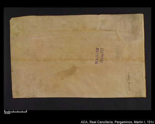 Cancillería,pergaminos,Martín_I,carp.323,nº131/ Época de Martín I. (17-06-1399)