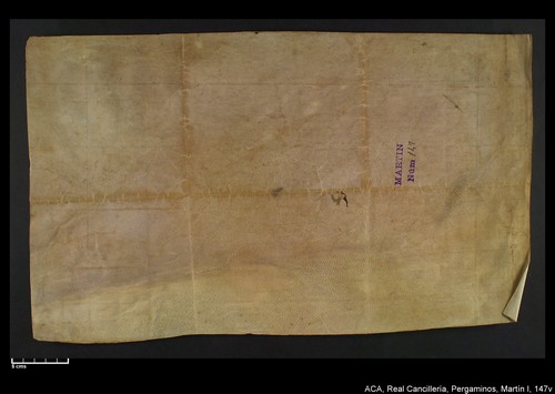 Cancillería,pergaminos,Martín_I,carp.323,nº147/ Época de Martín I. (6-02-1400)