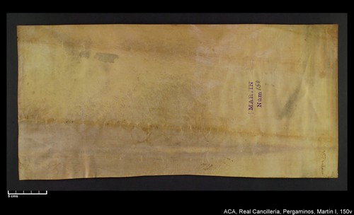 Cancillería,pergaminos,Martín_I,carp.323,nº150/ Época de Martín I. (12-03-1400)