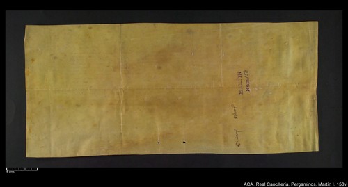Cancillería,pergaminos,Martín_I,carp.324,nº158/ Época de Martín I. (18-06-1400)