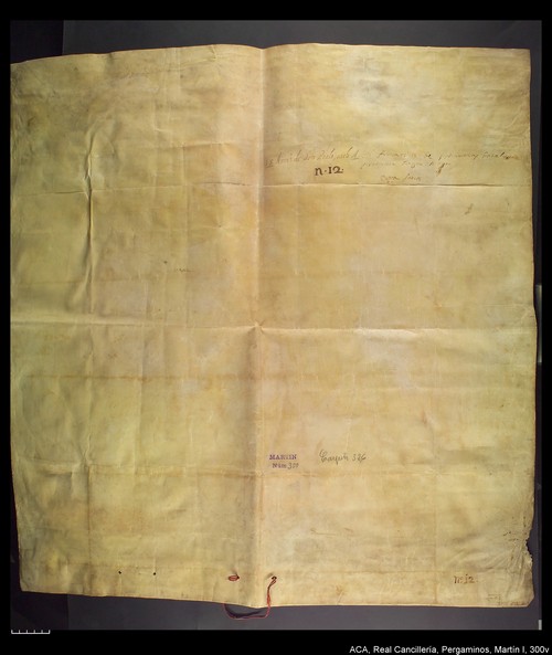 Cancillería,pergaminos,Martín_I,carp.326,nº300/ Época de Martín I. (18-07-1405)