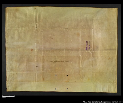 Cancillería,pergaminos,Martín_I,carp.329,nº431/ Época de Martín I. (17-10-1408)