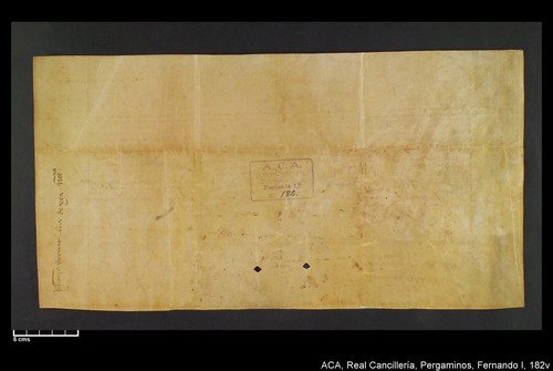 Cancillería,pergaminos,Fernando_I,carp.335,nº182/ Época de Fernando I. (19-04-1414)