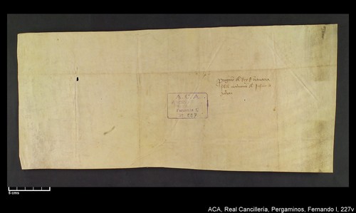 Cancillería,pergaminos,Fernando_I,carp.336,nº227/ Época de Fernando I. (26-10-1414)