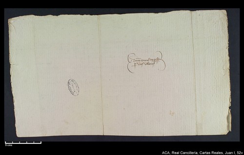 Imagen de Canciller&iacute;a, cartas reales, Juan I, caja 1, n&ordm;52/ Mandato. (15-04-1387)