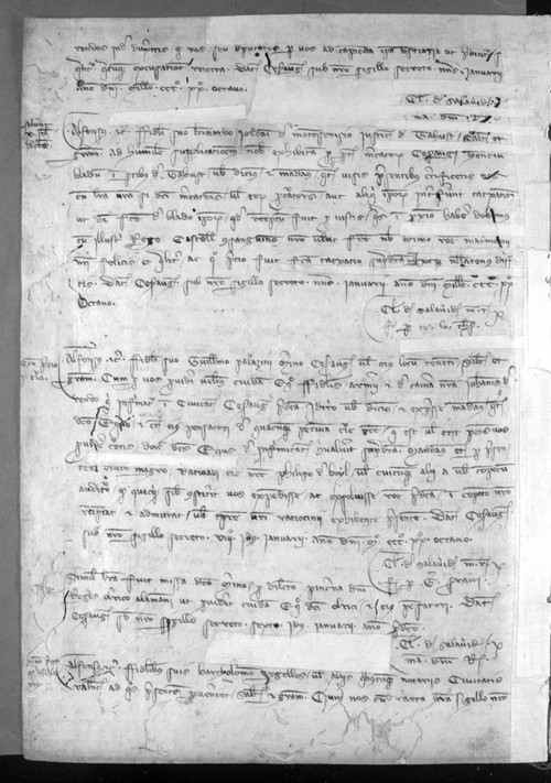 Cancillería,registros,nº531,fol.90v-91v/ Mandato. (2-1-1329 - 5-1-1329)