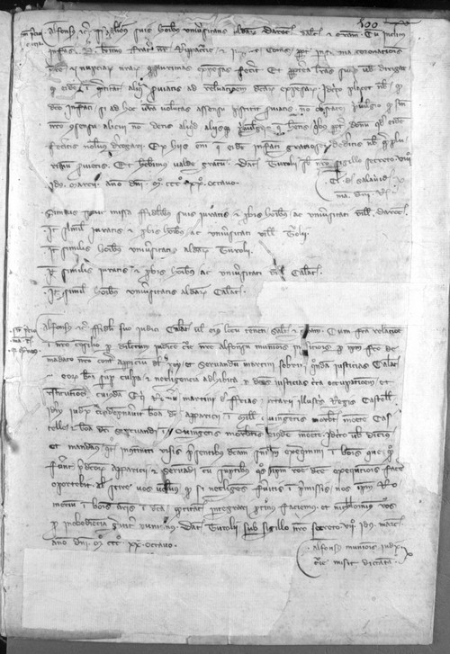 Cancillería,registros,nº531,fol.100/ Mandato. (8-3-1329)