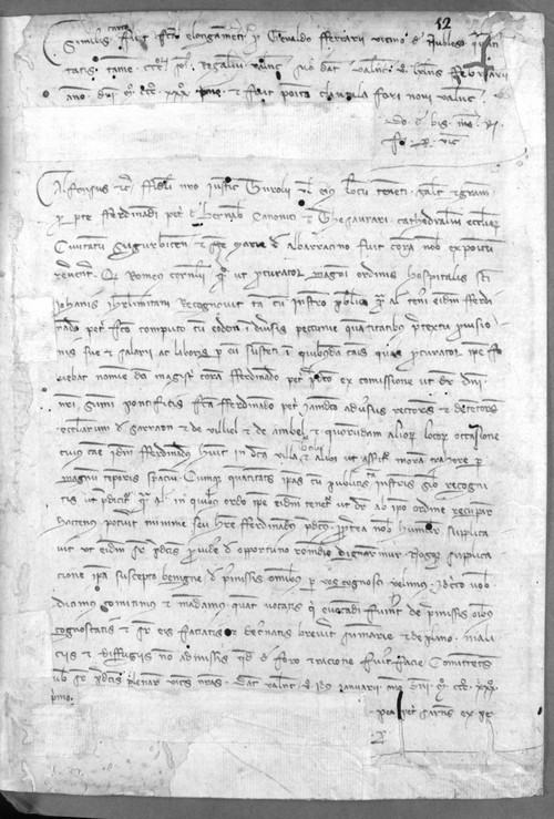 Cancillería,registros,nº450,fol.12/ Mandato. (9-1-1332)