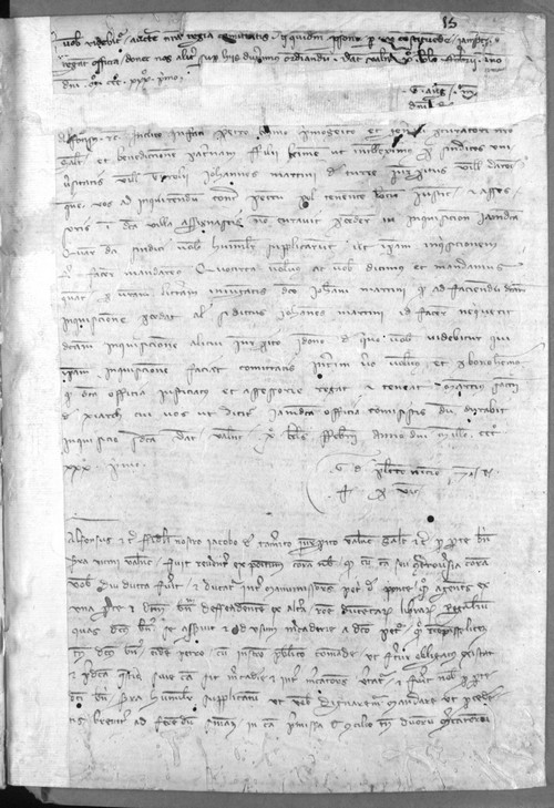 Cancillería,registros,nº450,fol.15/ Mandato. (28-1-1332)