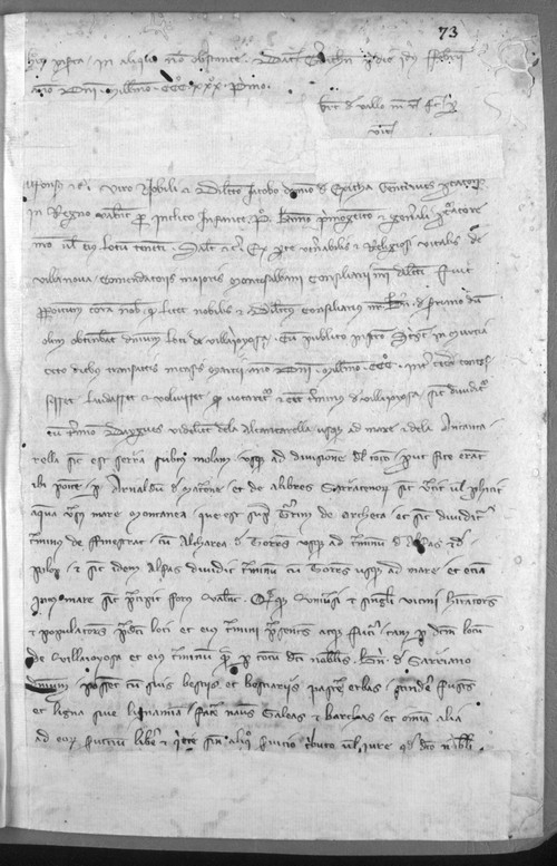 Cancillería,registros,nº450,fol.72-73/ Mandato. (12-2-1332)