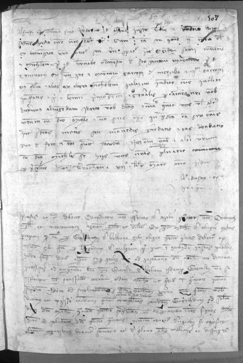 Cancillería,registros,nº450,fol.107/ Mandato. (23-2-1332)