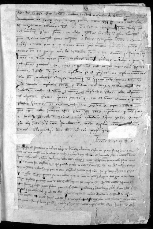 Cancillería,registros,nº488,fol.12/ Concesión de licencia. (1-5-1334)