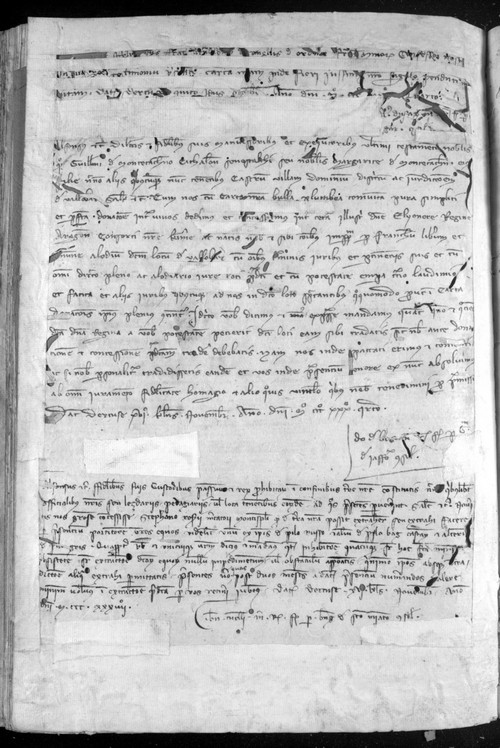 Cancillería,registros,nº488,fol.61v-62v/  Carta de absolución. (11-10-1334)