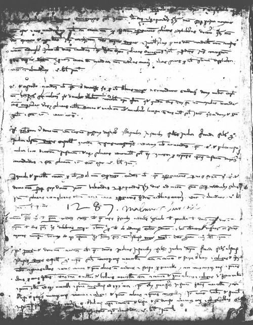 Cancillería,registros,nº71,fol.54v/ Época de Alfonso III. (29-05-1287)