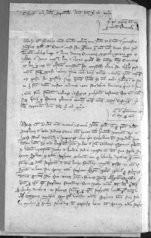 Cancillería,registros,nº439, fol.6v/ Mandato. (24-8-1330)