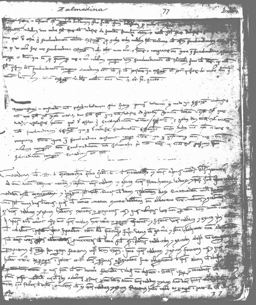 Cancillería,registros,nº14,fol.77/ Carta de reconocimiento. (27-09-1265)