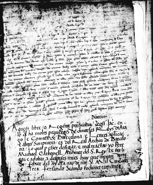 Cancillería,registros,nº25,fol.317_y_318/ Carta de juramento. (1-11-1301)