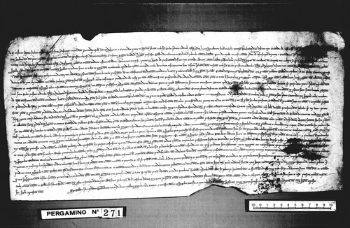 Cancillería,pergaminos,Alfonso_III,carp.124,nº271/ Pergamino eclesiástico. (1288)