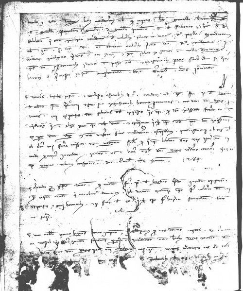 Cancillería,registros,nº62,fol.110v/ Época de Pedro III. (5-01-1284)