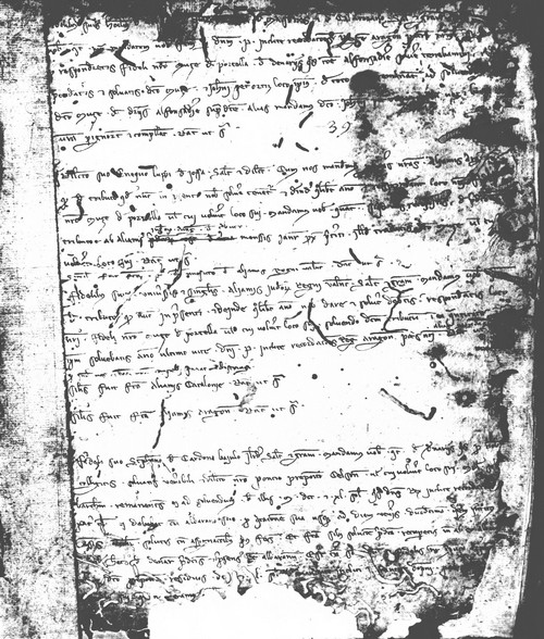 Cancillería,registros,nº65,fol.39/ Época de Alfonso III. (5-02-1285)