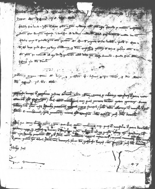 Cancillería,registros,nº51,fol.47/ Época de Pedro III. (17-11-1284)