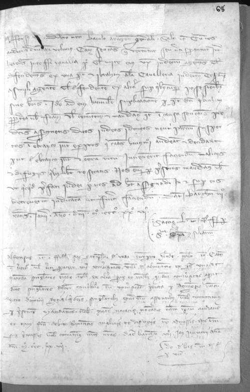 Cancillería,registros,nº429,fol.68/ Mandato. (3-1-1328)