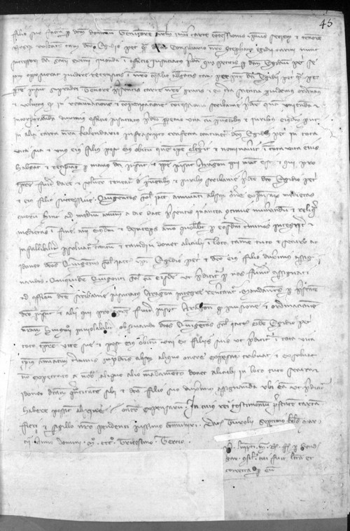 Cancillería,registros,nº506,fol.44v-45/ Mandato. (23-2-1334)