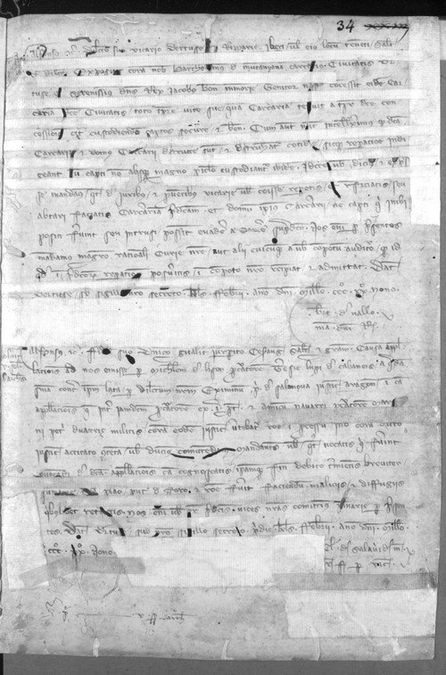 Cancillería,registros,nº532,fol.34/ Mandato. (31-1-1330)