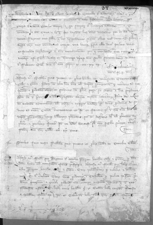 Cancillería,registros,nº532,fol.37/ Mandato. (5-2-1330)