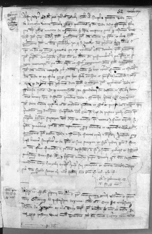 Cancillería,registros,nº532,fol.52/ Mandato. (3-2-1330)