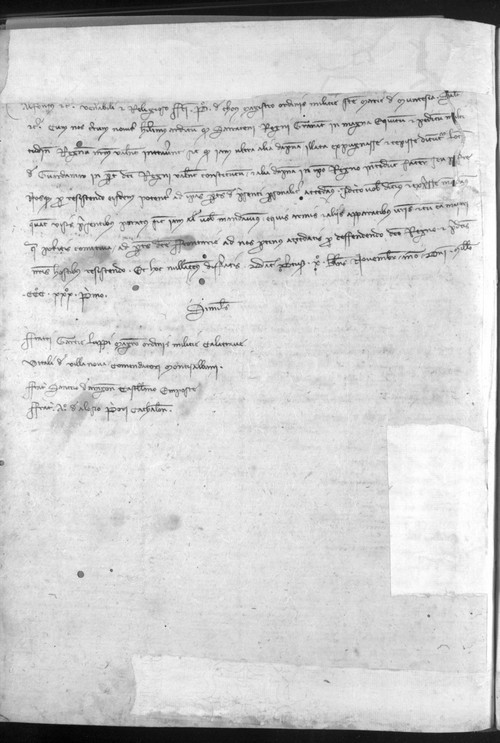 Cancillería,registros,nº539,fol.64v/ Ejercito. (23-10-1331)