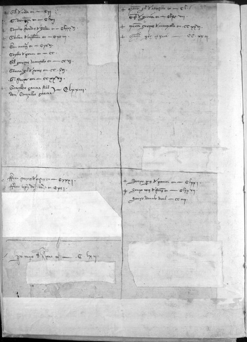 Cancillería,registros,nº540,fol.1-2v/ Caballerías. (1328 - 1335)