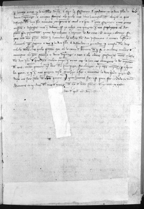 Cancillería,registros,nº544,fol.58-65/ Embajada enviada al papa. (1-2-1335 - 2-5-1335)