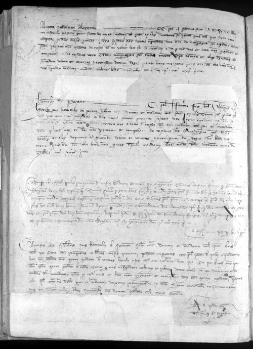 Cancillería,registros,nº546,fol.38-39v/ Registro de cenas. (1332)