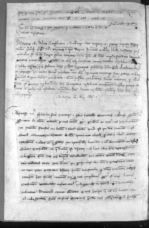 Cancillería,registros,nº554,fol.21-21v/ Prohibición. (10-1-1334)