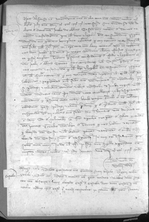 Cancillería,registros,nº561,fol.58v/ Tenencia de castillo. (8-1-1333)