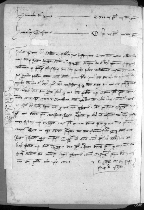 Cancillería,registros,nº583,fol.21-25v/ Registro de cenas. (1329)