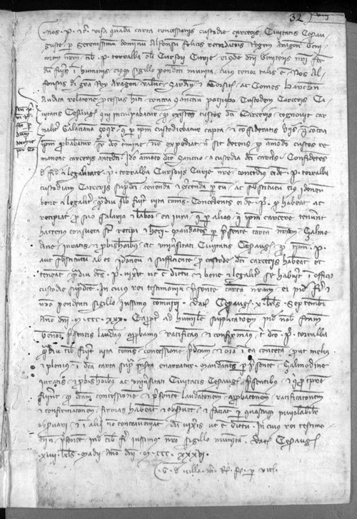 Cancillería,registros,nº582,fol.32/ Nombramiento. (18-4-1336)