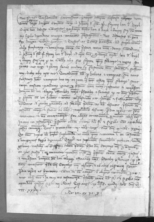 Cancillería,registros,nº582,fol.32v/ Confirmación de concesión. (23-4-1336)